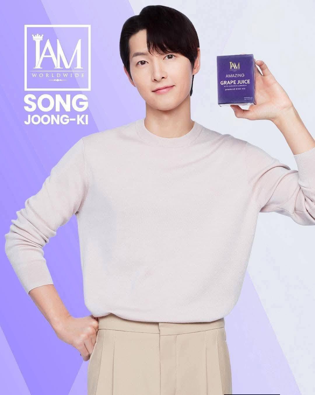 Song Joong-ki IAM Worldwide ambassador campaign visual