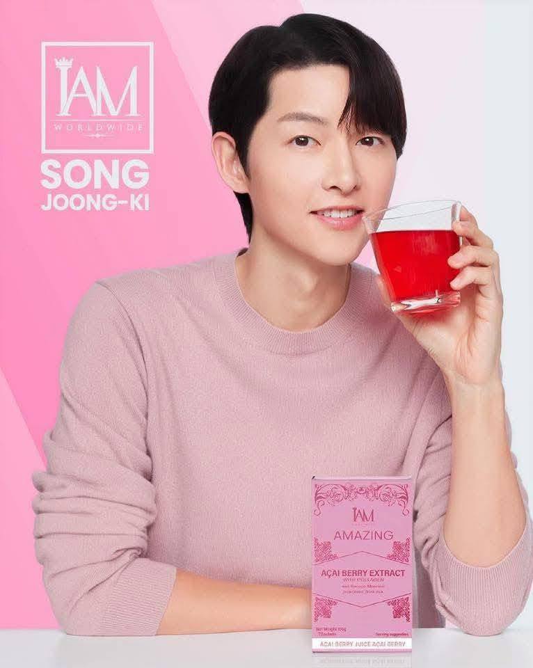 Song Joong-ki featured in IAM Worldwide branding material